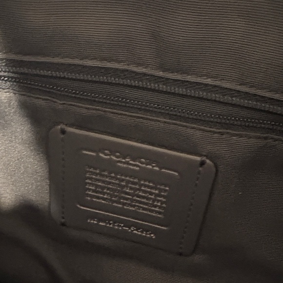 Coach Light Blue Embossed Shoulder Bag - Picture 4 of 4